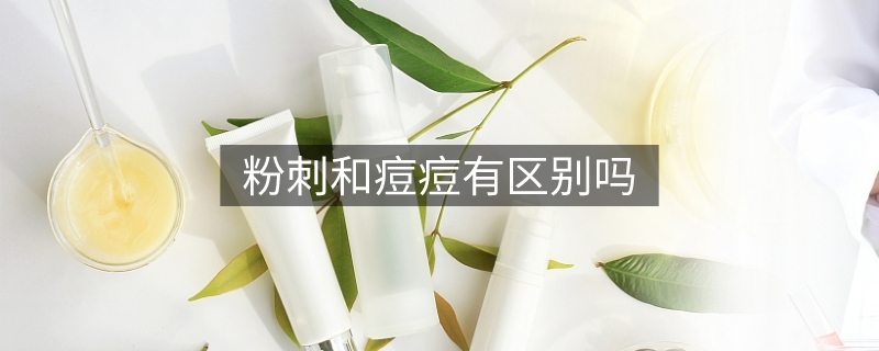 粉刺和痘痘有區(qū)別嗎 粉刺和痘痘有區(qū)別嗎