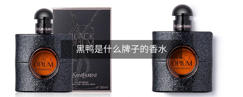 黑鴨是什么牌子的香水
