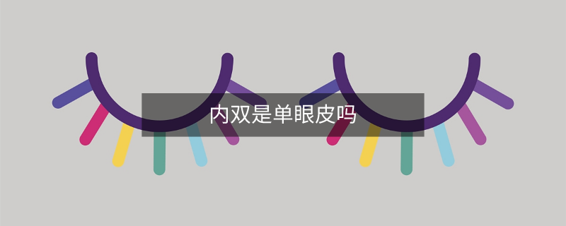 內(nèi)雙是單眼皮嗎