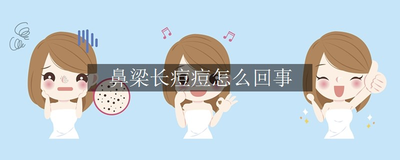 鼻梁長痘痘怎么回事