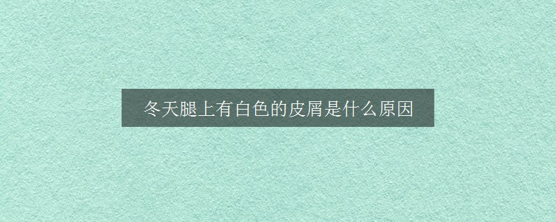 冬天腿上有白色的皮屑是什么原因