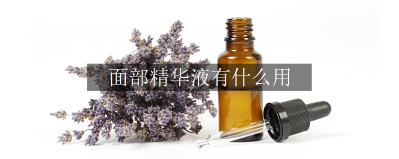 面部精華液有什么用