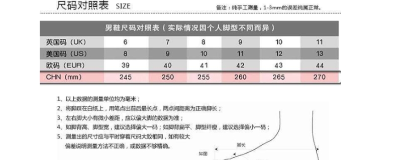 40碼和41碼鞋差別大嗎 40碼和41碼鞋差別大嗎